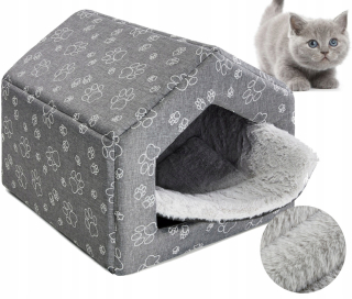 Pelech pre psov a mačky HOUSE XL CLAW + KOŽUŠINA
